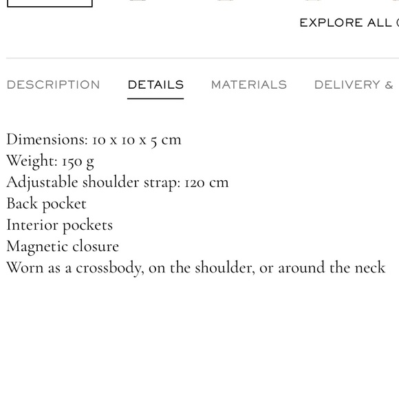 NIB NWT Polene Numero Un Micro Textured Blush Bag purse crossbody shoulder strap - Picture 13 of 13